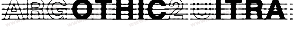ARGothic2 Uitra Dist字体转换